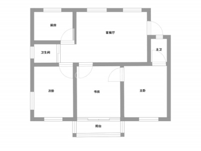 安澜小区 3室 2厅 105.63平米