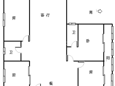 湖悦嘉园 3室 2厅 121.75平米