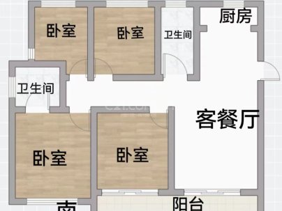 聚悦江庭（开发区西单元D-06地块） 4室 2厅 152平米