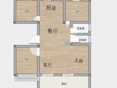 承熙华庭（永中F03地块） 4室 2厅 161平米