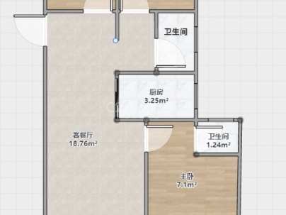 江宸德园 3室 2厅 130平米
