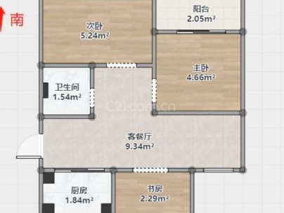 豪盛花苑 3室 2厅 105平米