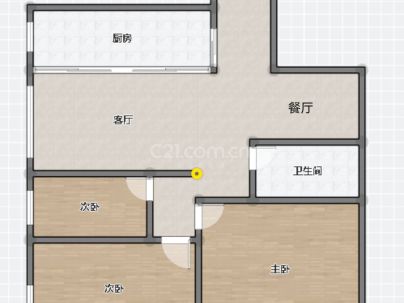 丽江花苑 3室 2厅 97平米