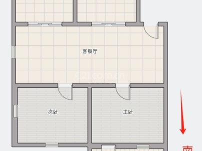 水心桃组团 2室 2厅 70平米