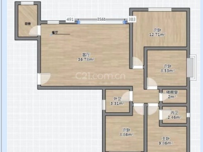 永定家园 4室 2厅 167平米