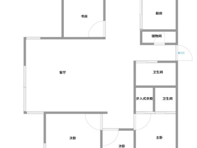 上田小区 4室 2厅 140.69平米