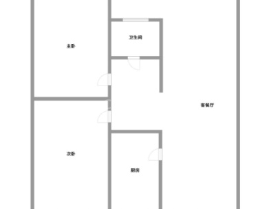 荣源华庭（B-15地块） 2室 2厅 77平米