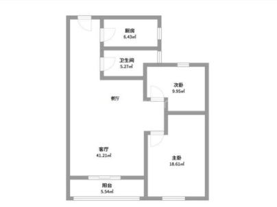 源盛嘉园一组团 3室 2厅 78平米