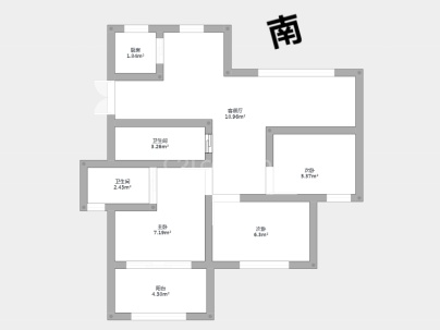 万安家园 3室 2厅 131.45平米