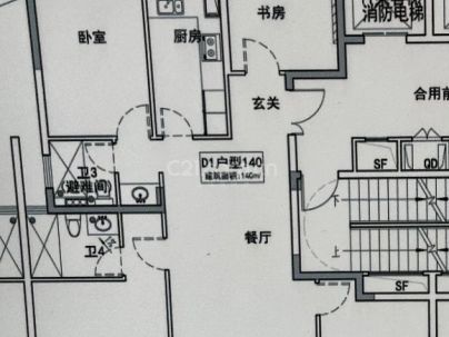 月塘雅苑 4室 2厅 140平米