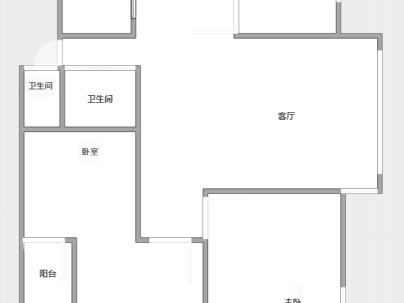 下吕浦3区画彩 3室 2厅 124.24平米