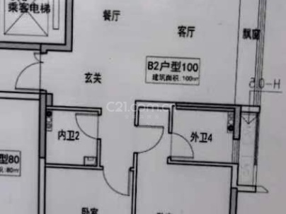 榕湖湾 3室 2厅 100平米