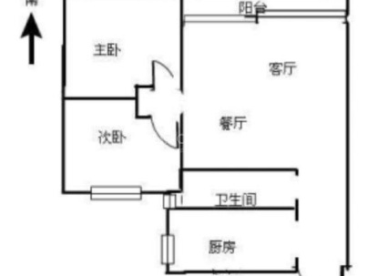 鹿屿华庭 2室 2厅 79.5平米