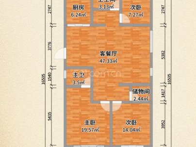 新泽雅苑一组团 4室 2厅 139平米