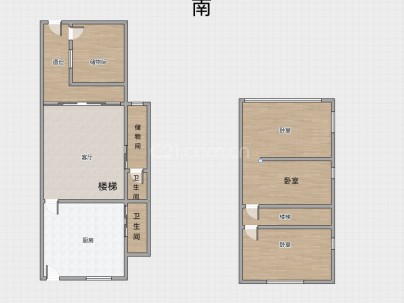 皮坊巷 2室 1厅 83平米