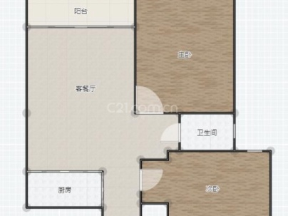 广盛嘉园 2室 2厅 110平米