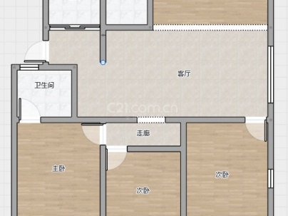 水心汇昌昌 3室 2厅 116平米