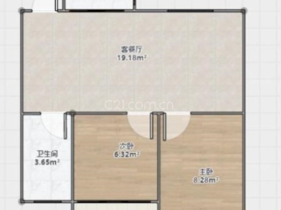 江宸雅园 2室 1厅 76.82平米