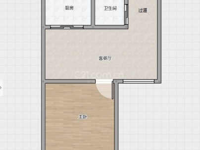 百榕大厦 2室 2厅 63.22平米