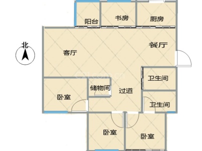 山水名都 4室 2厅 139平米