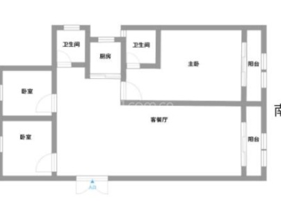 融盛里 3室 2厅 103.93平米