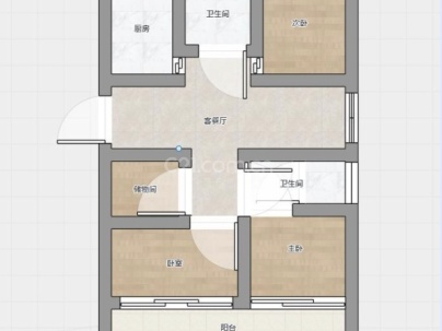 滨沁华庭（洪殿单元f-28地块） 3室 2厅 139平米