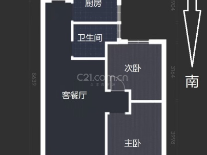 新泽雅苑一组团 3室 1厅 77.2平米