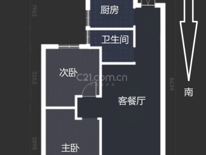 新泽雅苑一组团 2室 2厅 78平米