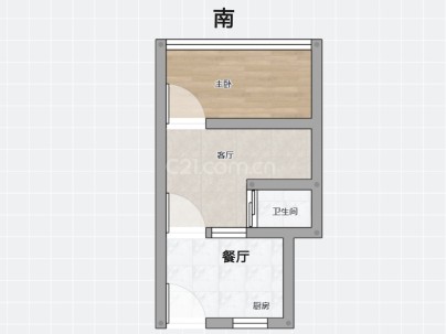 水心柏组团 1室 1厅 40平米