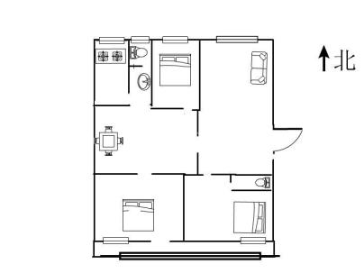 建设小区 3室 2厅 128平米