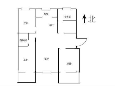 孙小社区 3室 2厅 135平米