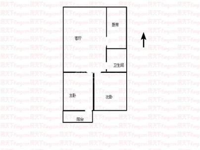 井楼小区 2室 1厅 54平米