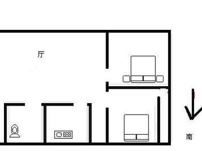 新新家园 2室 1厅 75平米