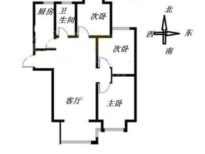 阿尔卡迪亚蓝天城 3室 2厅 109平米