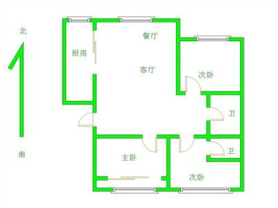 盛景园二期 3室 2厅 136平米