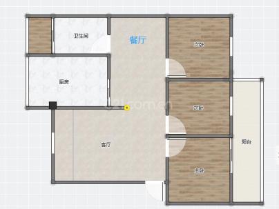 新世纪西区 3室 2厅 110平米