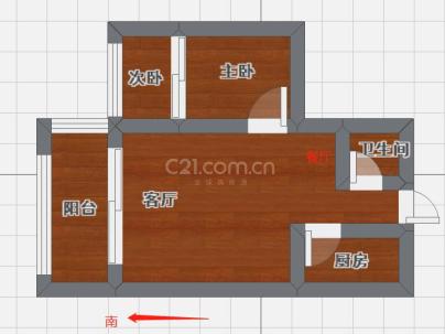 海云湾金鼎公寓 2室 2厅 70平米