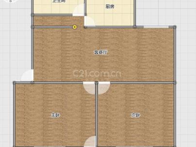 永福新苑 2室 2厅 80平米