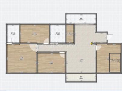 碧桂园（翡翠蓝山） 4室 2厅 168平米