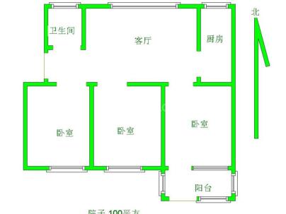 永安街 3室 1厅 79平米