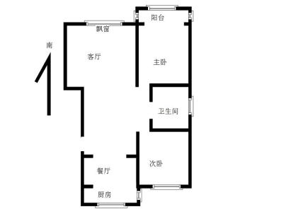 桐林花都 2室 1厅 91.69平米