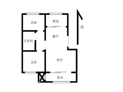 宏泰逸居 2室 1厅 90平米