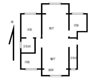 明礼家园 3室 2厅 127.11平米