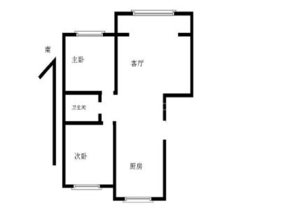 豪门新园 2室 2厅 85.51平米