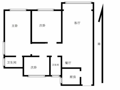 帅府华阁 3室 2厅 123平米