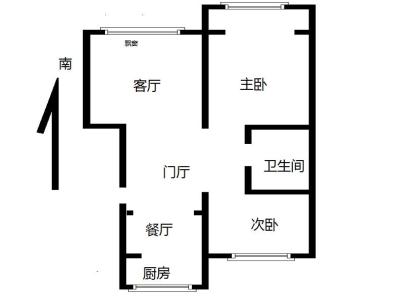 桐林花都 2室 2厅 91.32平米