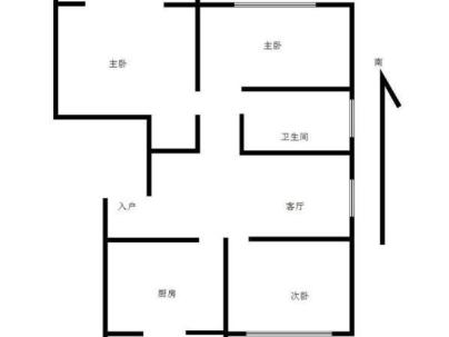玉滨家园 3室 1厅 107.56平米