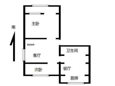 帅府B区 2室 2厅 72.3平米