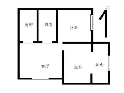 凤凰春城一期 2室 1厅 55平米