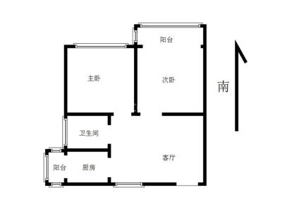 凤凰春城二期 2室 1厅 60平米